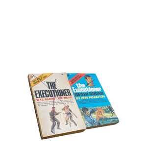 The Executioner 1‎ & 2 By Don Pendleton 1969-1971 Death Squad War Against Mafia